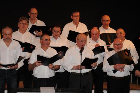 CHORALE DU PAYS DU FEU - Spectacle mars 2015 - pupitre ténors basses