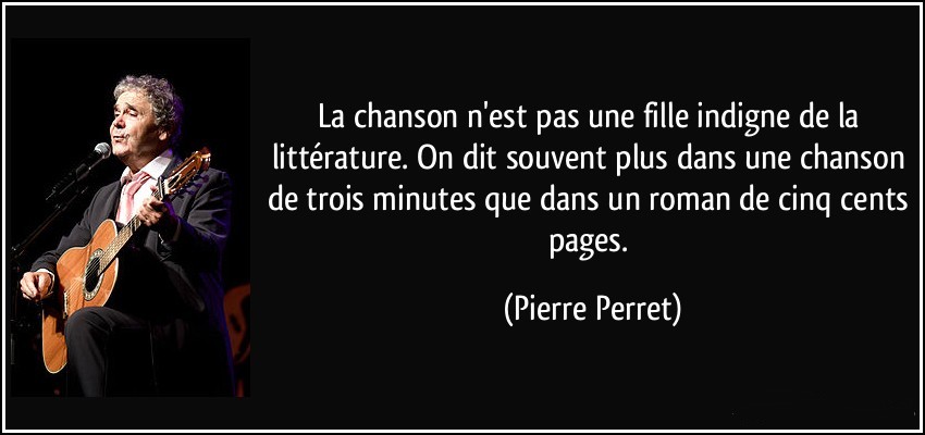Chanson et litterature