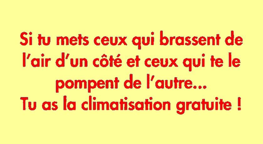 Climatisation gratuite
