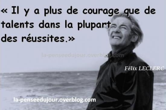 Courage et talent