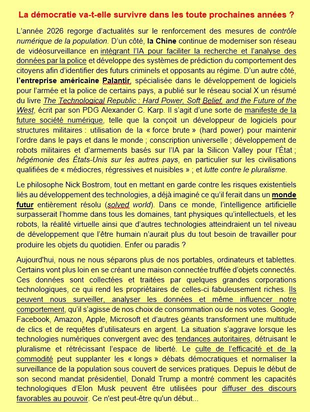 Democratie en danger