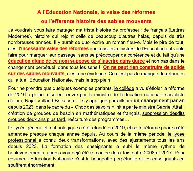 Education nationale
