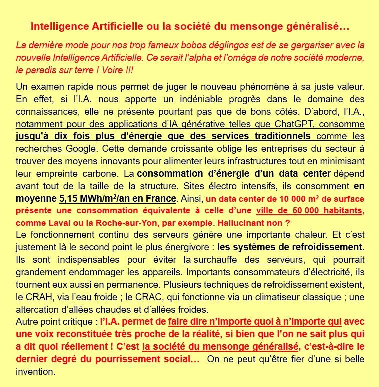 Intelligence artificielle