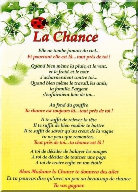 La chance