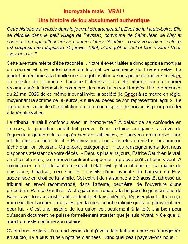 Le mort vivant