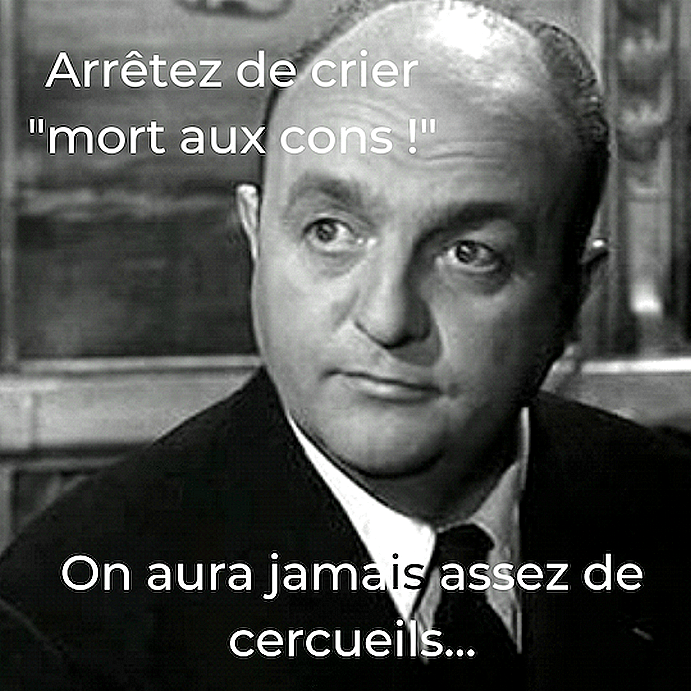 Mort aux cons bernard blier