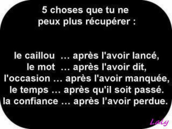 On ne peut plus recuperer