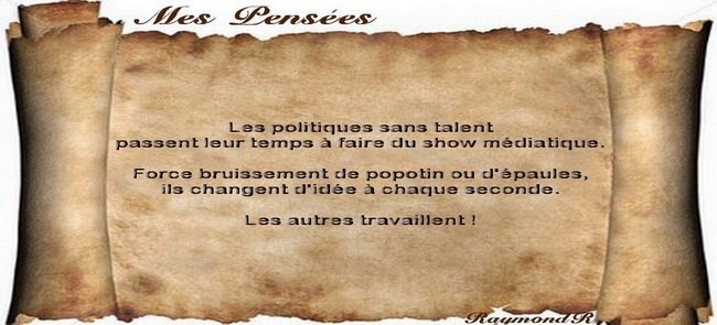 Politique sans talent