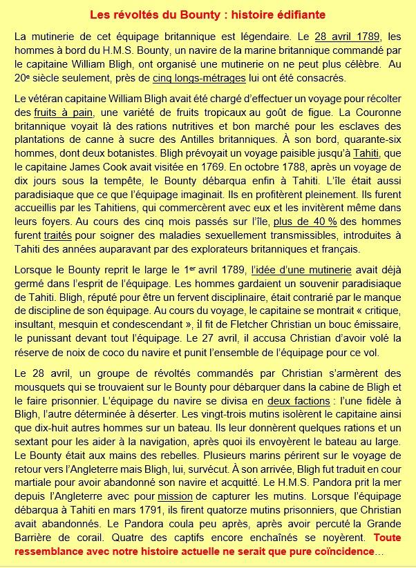 Revoltes du bounty